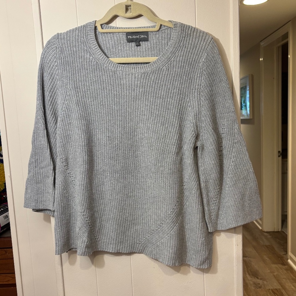 Michael Stars Gray cotton sweater - L